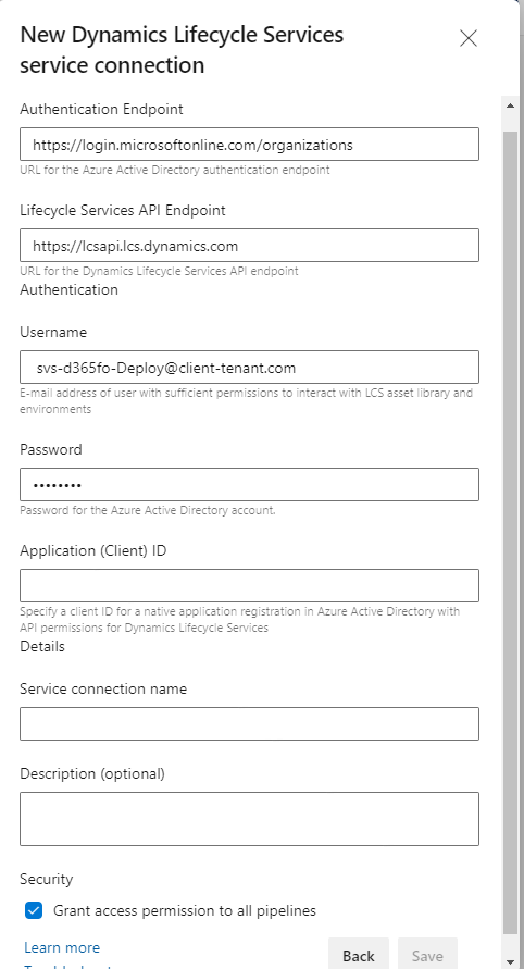 Fill in all necessary fields