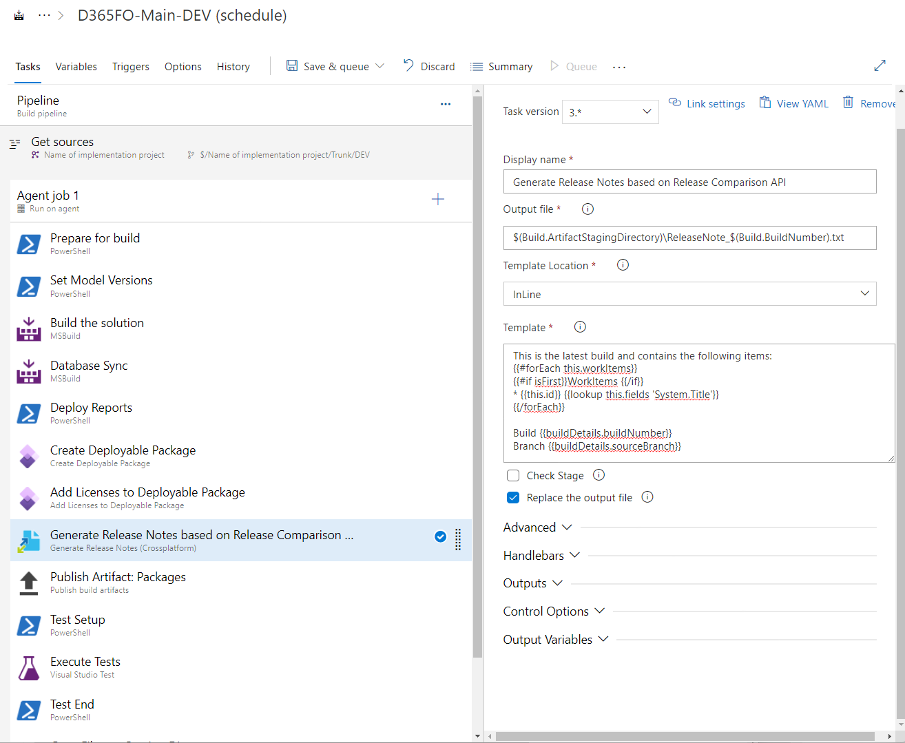 Generate Release Notes based on Release Comparison API