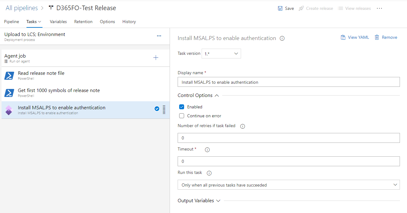 Install MSAL.PS to enable authentication