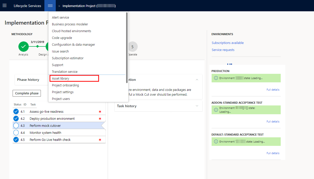 Load package to LCS2