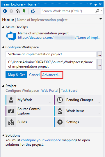 Connect to VSTS